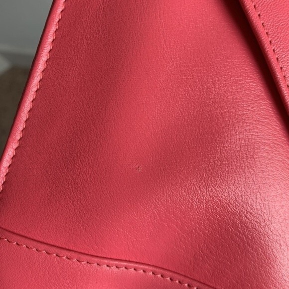 Rowallan Pink Hand Made Fine Leather Envelope Clutch Crossbody Bag Purse - Picture 13 of 14